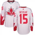 Wholesale Cheap Team Canada #15 Ryan Getzlaf White 2016 World Cup Stitched Youth NHL Jersey