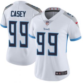 Wholesale Cheap Nike Titans #99 Jurrell Casey White Women\'s Stitched NFL Vapor Untouchable Limited Jersey