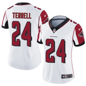 Wholesale Cheap Nike Falcons #24 A.J. Terrell White Women\'s Stitched NFL Vapor Untouchable Limited Jersey