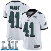 Wholesale Cheap Nike Eagles #41 Ronald Darby White Super Bowl LII Youth Stitched NFL Vapor Untouchable Limited Jersey