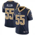 Wholesale Cheap Nike Rams #55 Brian Allen Navy Blue Team Color Men's Stitched NFL Vapor Untouchable Limited Jersey