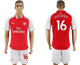 Wholesale Cheap Arsenal #16 Holding Home Soccer Club Jersey