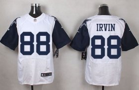 Wholesale Cheap Nike Cowboys #88 Michael Irvin White Men\'s Stitched NFL Elite Rush Jersey