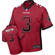 Wholesale Cheap Nike Buccaneers #3 Jameis Winston Red Team Color Men's Stitched NFL Elite Drift Fashion Jersey