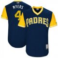 Wholesale Cheap Padres #4 Wil Myers Navy 