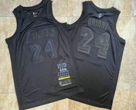 Wholesale Cheap Men\'s Los Angeles Lakers #24 Kobe Bryant Black 2019 MVP Nike AU Stitched NBA Jersey