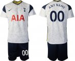 Wholesale Cheap Men 2020-2021 club Tottenham Hotspur home customized white Soccer Jerseys