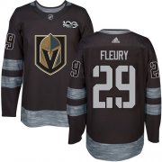 Wholesale Cheap Adidas Golden Knights #29 Marc-Andre Fleury Black 1917-2017 100th Anniversary Stitched NHL Jersey