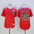 Wholesale Cheap Twins #25 Byron Buxton Red Flexbase Authentic Collection Stitched MLB Jersey