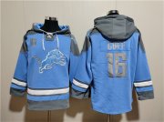 Cheap Men's Detroit Lions #16 Jared Goff Blue Ageless Must-Have Lace-Up Pullover Hoodie