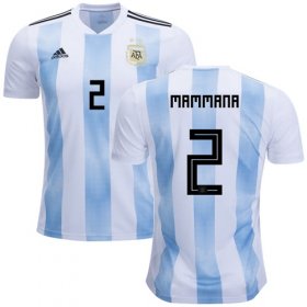 Wholesale Cheap Argentina #2 Mammana Home Soccer Country Jersey