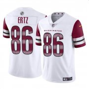 Cheap Youth Washington Commanders #86 Zach Ertz White Vapor Limited Stitched Football Jersey