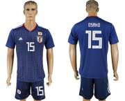 Wholesale Cheap Japan #15 Osako Home Soccer Country Jersey