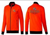Wholesale Cheap NFL Cleveland Browns Victory Jacket Orange