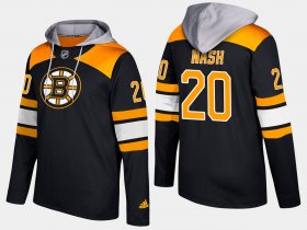 Wholesale Cheap Bruins #20 Riley Nash Black Name And Number Hoodie