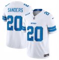 Cheap Men's Detroit Lions #20 Barry Sanders White 2024 F.U.S.E. Vapor Limited Football Stitched Jersey