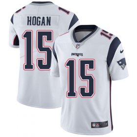 Wholesale Cheap Nike Patriots #15 Chris Hogan White Men\'s Stitched NFL Vapor Untouchable Limited Jersey