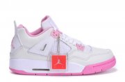 Wholesale Cheap Womens Jordan 4 Shoes white/pink