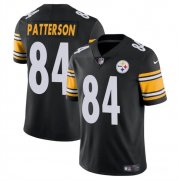 Cheap Men's Pittsburgh Steelers #84 Cordarrelle Patterson Black Vapor Untouchable Limited Football Stitched Jersey