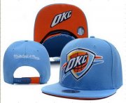 Wholesale Cheap NBA Oklahoma City Thunder Snapback Ajustable Cap Hat XDF 058