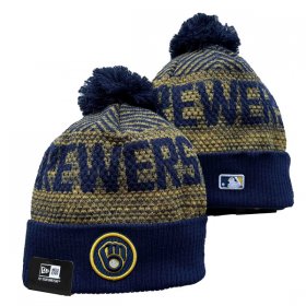 Wholesale Cheap Milwaukee Brewers Knit Hats 0010