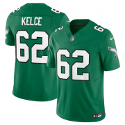 Wholesale Cheap Youth Philadelphia Eagles #62 Jason Kelce Green 2023 F.U.S.E. Stitched Football Jersey