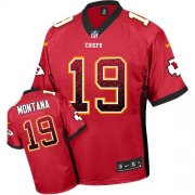 Wholesale Cheap Nike Chiefs #19 Joe Montana Red Team Color Men's Stitched NFL Elite Drift Fashion Jersey