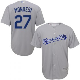 Wholesale Cheap Royals #27 Raul Mondesi Grey Cool Base Stitched Youth MLB Jersey