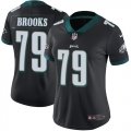 Wholesale Cheap Nike Eagles #79 Brandon Brooks Black Alternate Women's Stitched NFL Vapor Untouchable Limited Jersey