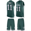 Wholesale Cheap Nike Eagles #11 Carson Wentz Midnight Green Team Color Men's Stitched NFL Limited Tank Top Suit Jersey