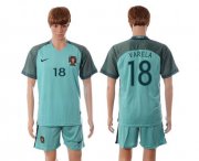 Wholesale Cheap Portugal #18 Varela Away Soccer Country Jersey
