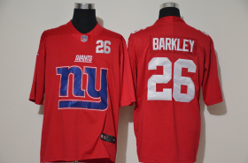 Wholesale Cheap Men\'s New York Giants #26 Saquon Barkley Red 2020 Big Logo Number Vapor Untouchable Stitched NFL Nike Fashion Limited Jersey