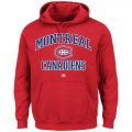 Wholesale Cheap Montreal Canadiens Majestic Heart & Soul Hoodie Red