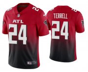 Cheap Men's Atlanta Falcons #24 A.J. Terrell 2020 Red 2nd Alternate Vapor Limited NFL Stitched NFL Jersey