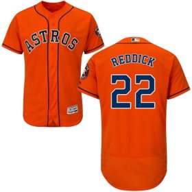 Wholesale Cheap Astros #22 Josh Reddick Orange Flexbase Authentic Collection Stitched MLB Jersey