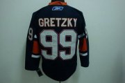 Wholesale Cheap Mitchell & Ness Oilers #99 Wayne Gretzky Dark Blue Stitched Throwback NHL Jersey