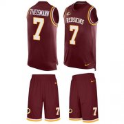 Wholesale Cheap Nike Redskins #7 Joe Theismann Burgundy Red Team Color Men's Stitched NFL Limited Tank Top Suit Jersey