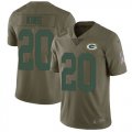 Wholesale Cheap Nike Packers #20 Kevin King Olive Men's Stitched NFL Limited 2017 Salute To Service Jersey