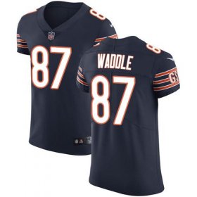 Wholesale Cheap Nike Bears #87 Tom Waddle Navy Blue Team Color Men\'s Stitched NFL Vapor Untouchable Elite Jersey