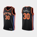Wholesale Cheap Men's New York Knicks #30 Julius Randle Black City Edition Stitched Basketball Jersey