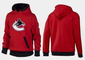 Wholesale Cheap Vancouver Canucks Pullover Hoodie Red & Black