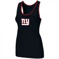 Wholesale Cheap Women's Nike New York Giants Big Logo Tri-Blend Racerback Stretch Tank Top Black