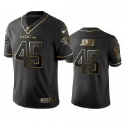 Wholesale Cheap Falcons #45 Deion Jones Men's Stitched NFL Vapor Untouchable Limited Black Golden Jersey