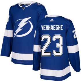 Cheap Adidas Lightning #23 Carter Verhaeghe Blue Home Authentic Youth Stitched NHL Jersey