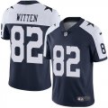 Wholesale Cheap Nike Cowboys #82 Jason Witten Navy Blue Thanksgiving Youth Stitched NFL Vapor Untouchable Limited Throwback Jersey