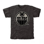 Wholesale Cheap Men's Edmonton Oilers Black Rink Warrior T-Shirt