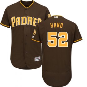 Wholesale Cheap Padres #52 Brad Hand Brown Flexbase Authentic Collection Stitched MLB Jersey