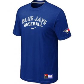 Wholesale Cheap Toronto Blue Jays Nike Short Sleeve Practice MLB T-Shirt Blue