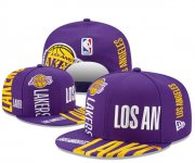 Wholesale Cheap Los Angeles Lakers Stitched Snapback Hats 047