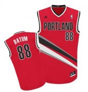 Wholesale Cheap Portland Trail Blazers #88 Nicolas Batum Red Swingman Jersey